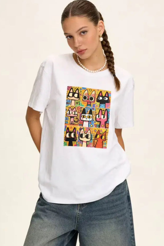 COTTON GRAPHIC TEE - 10-16