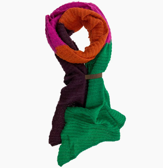 COTTON BLEND WRAP SCARF