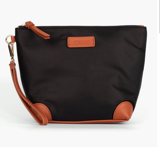 NYLON CLASSIC COSMETIC POUCH - BLACK