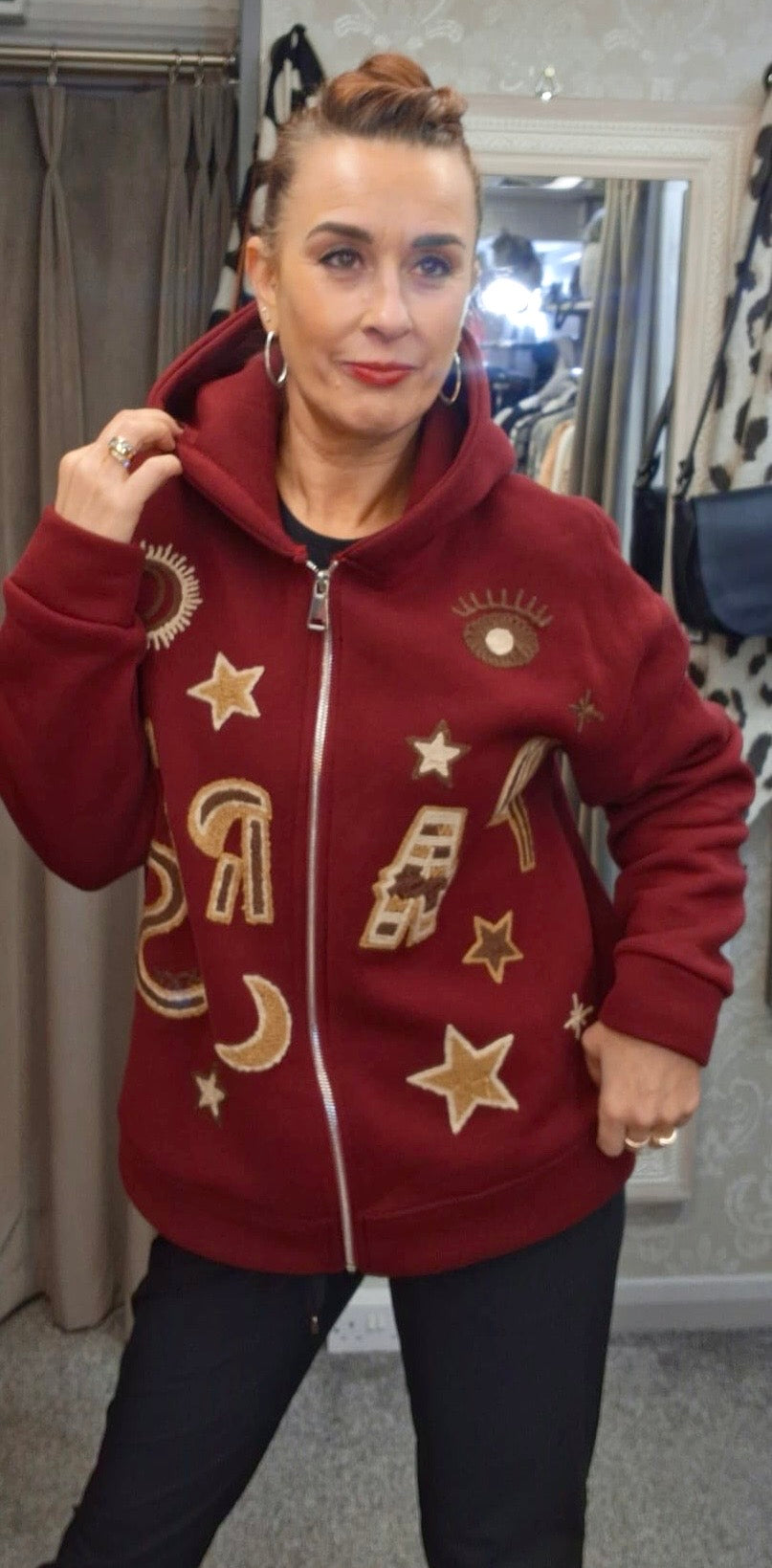 SCUBA PARIS HOODY - 10-16 - BURGUNDY