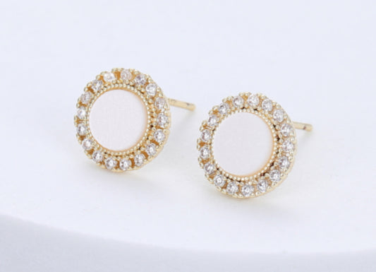 CRYSTAL CIRCLE STUD