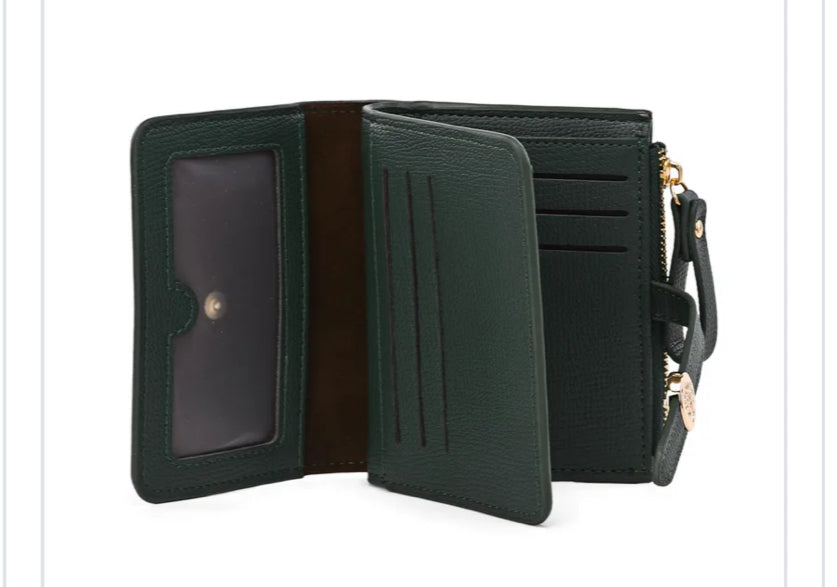 CARD WALLET - BOTTLE GREEN