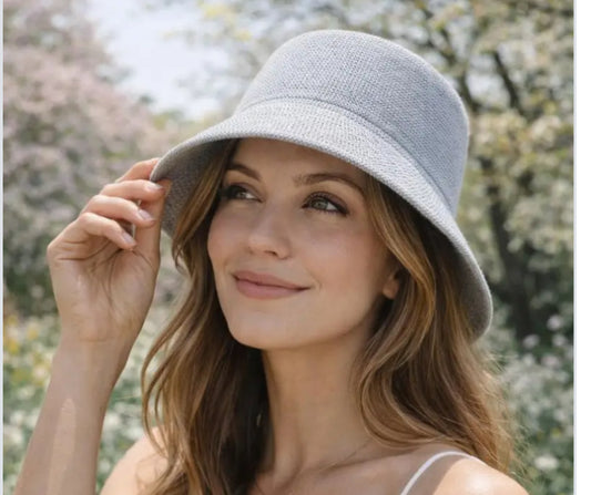 WOVEN BUCKET HAT
