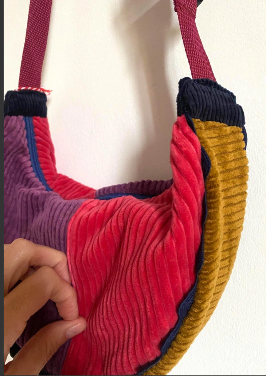 VINTAGE VELVET HANDBAG - HANDMADE IN ITALY