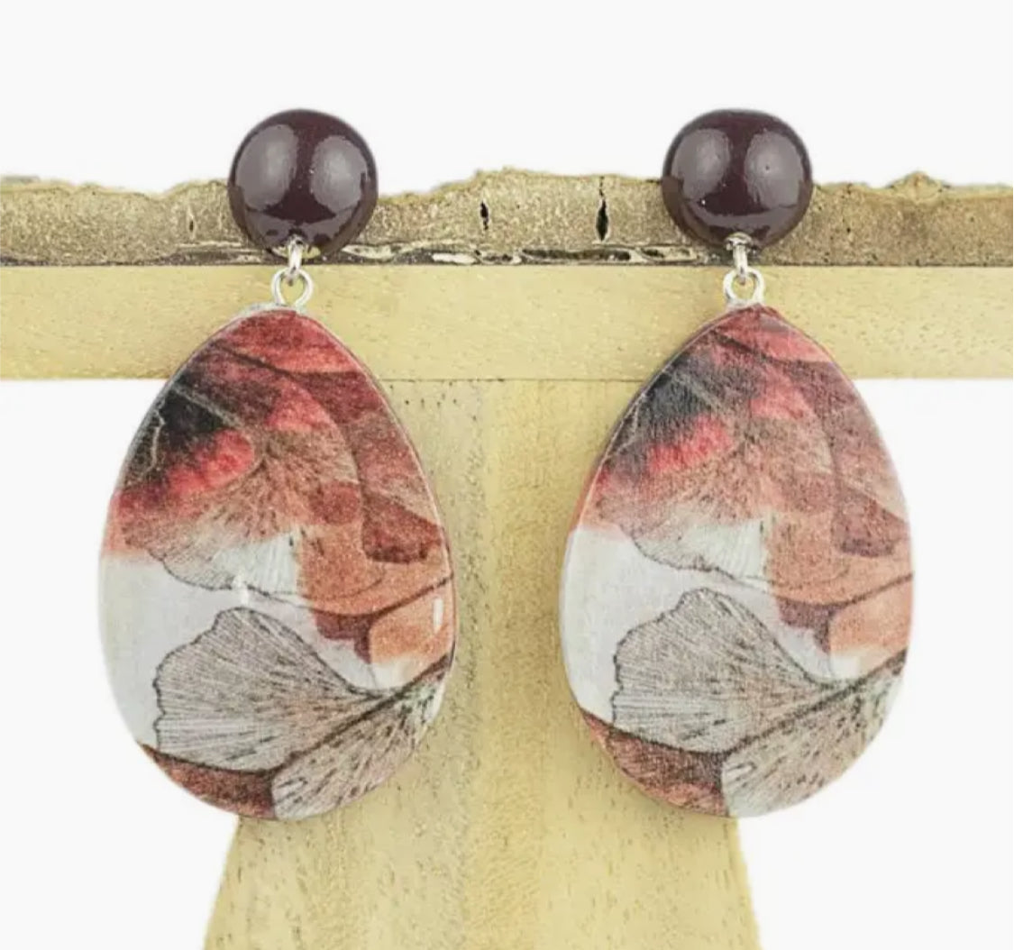 DECOUPAGE EARRINGS