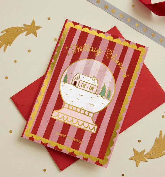 GOLD FOIL NOLLAIG SHONA CARD