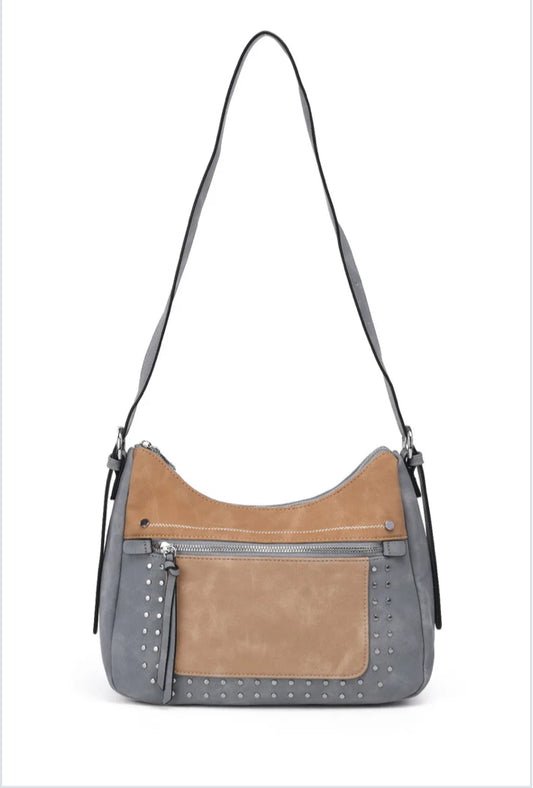 LARGE STUD CROSSBODY