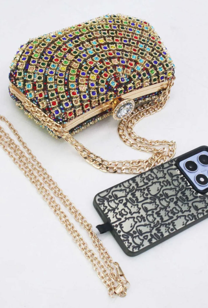 RHINESTONE EVENING CLUTCH