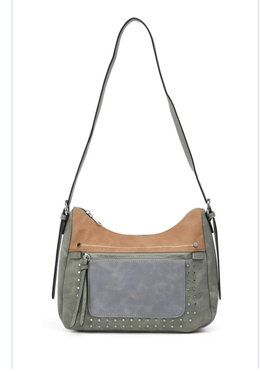 LARGE STUD CROSSBODY