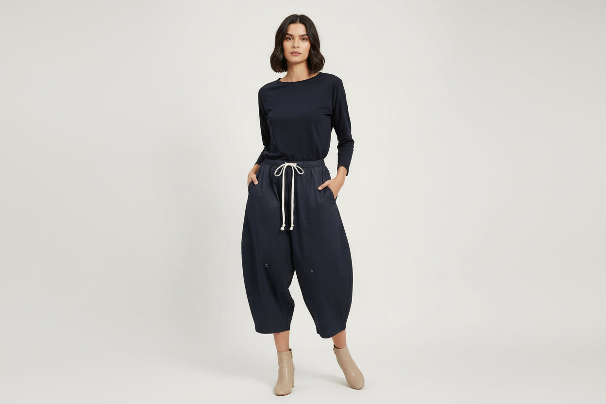 BALLOON PANTS - 10-16 - NAVY