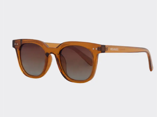 POLARIZED SUNGLASSES- CAMEL - BROWN LENS