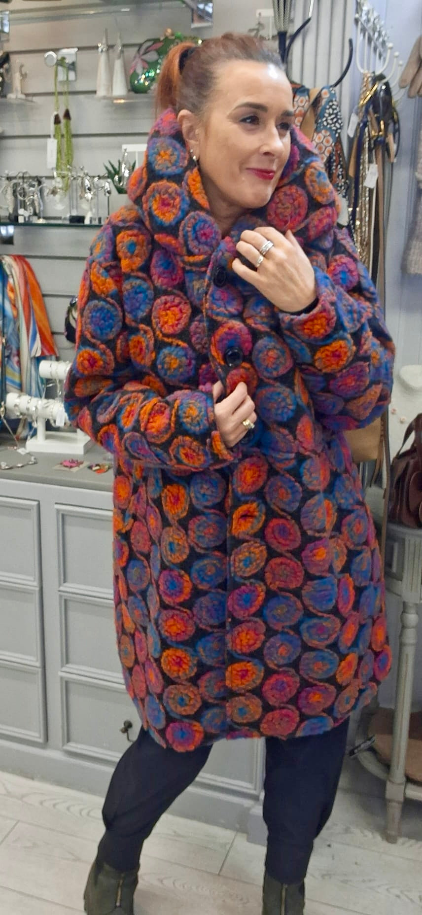 LUXE WOOL COAT WITH HOOD - 10-16