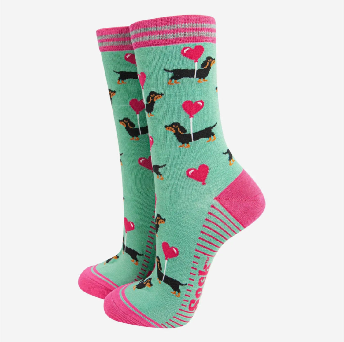 DOG BAMBOO SOCKS - MINT