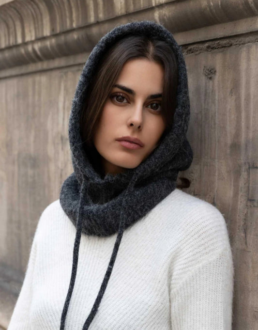KNIT HOOD
