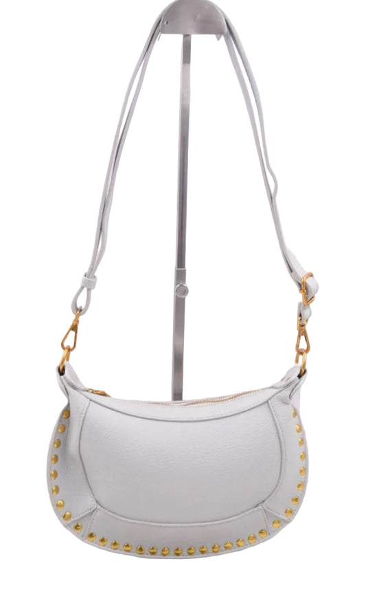 STUD CROSSBODY- GREY