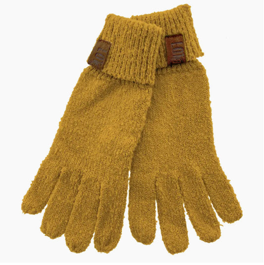 COTTON BLEND KNIT GLOVES