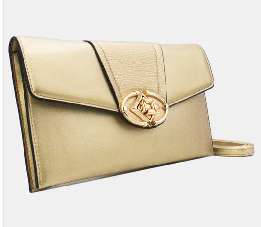 MATT ENVELOPE CLUTCH OCCASION BAG - GOLD
