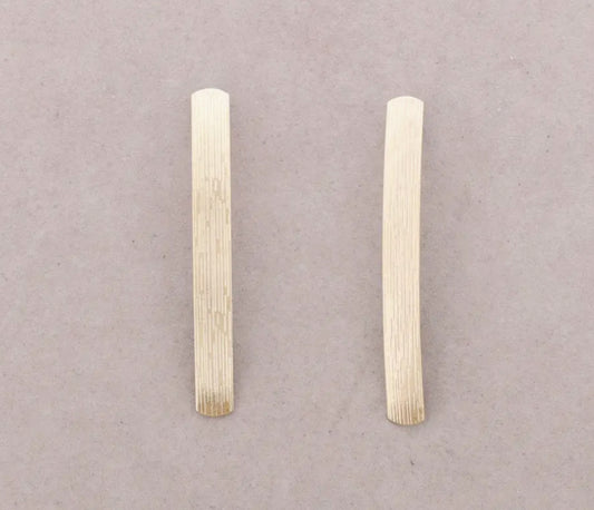 BAR STUD EARRINGS - GOLD