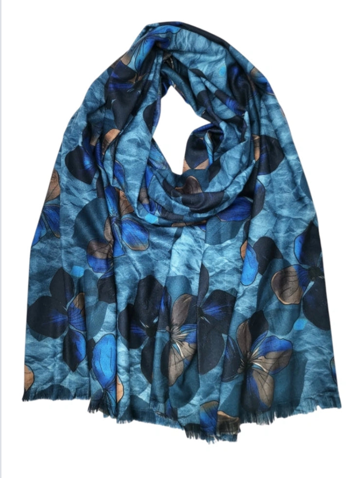FLOWER PRINT SCARF
