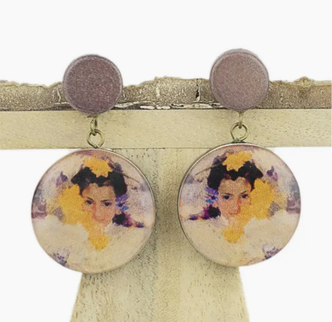 DECOUPAGE EARRINGS