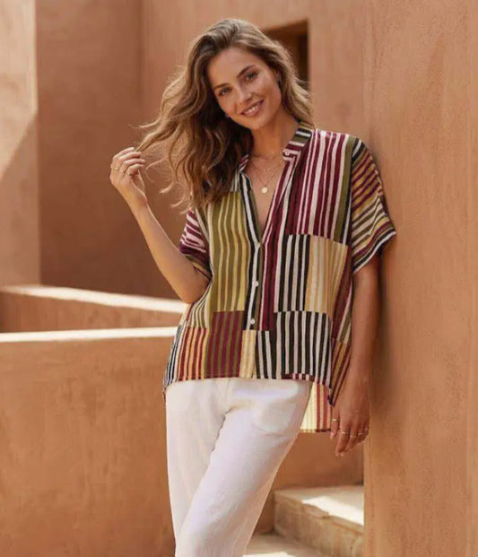 STRIPE TOP - 10-16 - MULTI