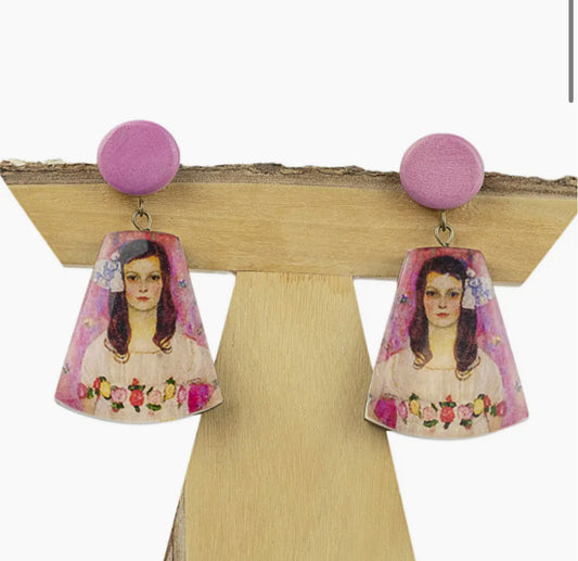 DECOUPAGE EARRINGS