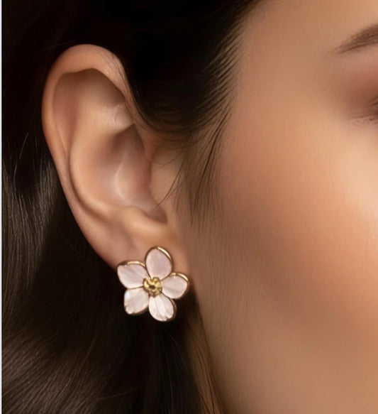 FLOWER STUD EARRINGS