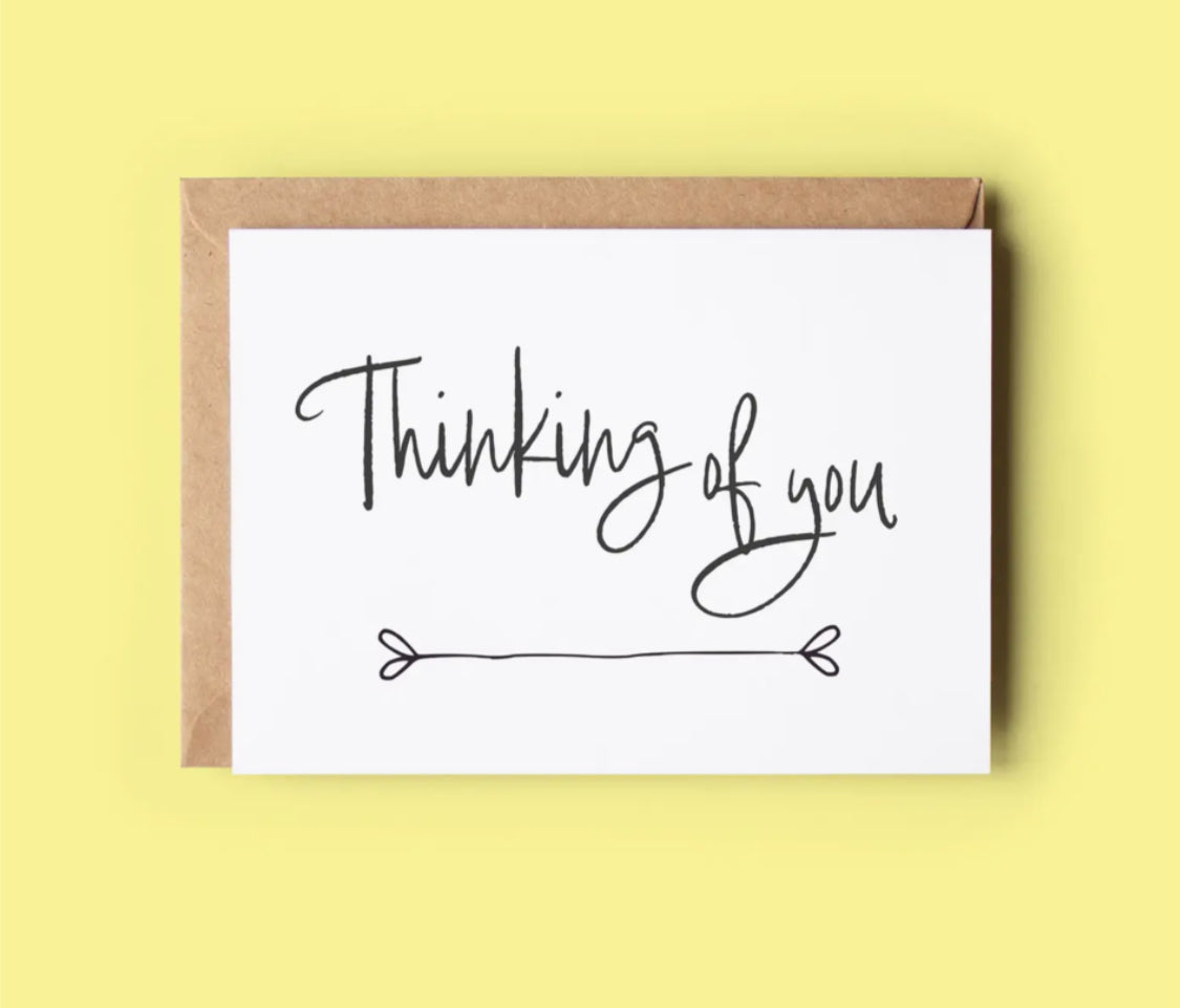 IRISH MADE & DESIGNED GREETING CARD - THINKING OF YOU