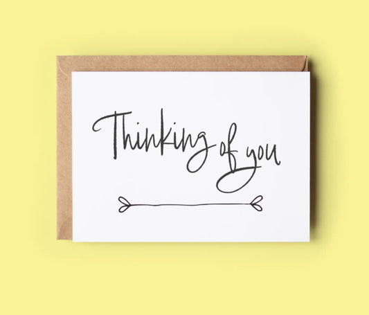 IRISH MADE & DESIGNED GREETING CARD - THINKING OF YOU