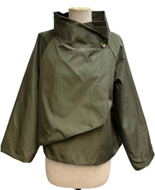 SIDE TIE JACKET - 8-14 - KHAKI