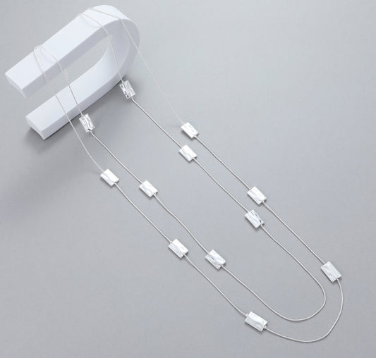 RECTANGLES LONG NECKLACE