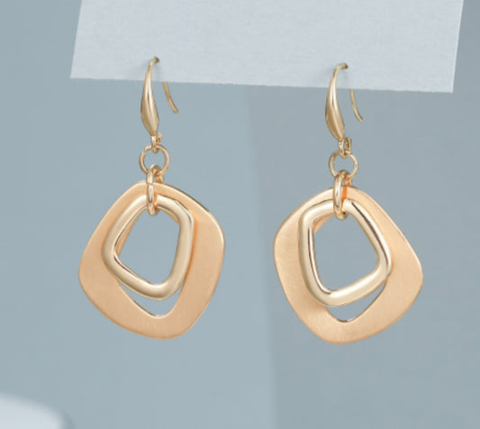 GEO DROP EARRINGS