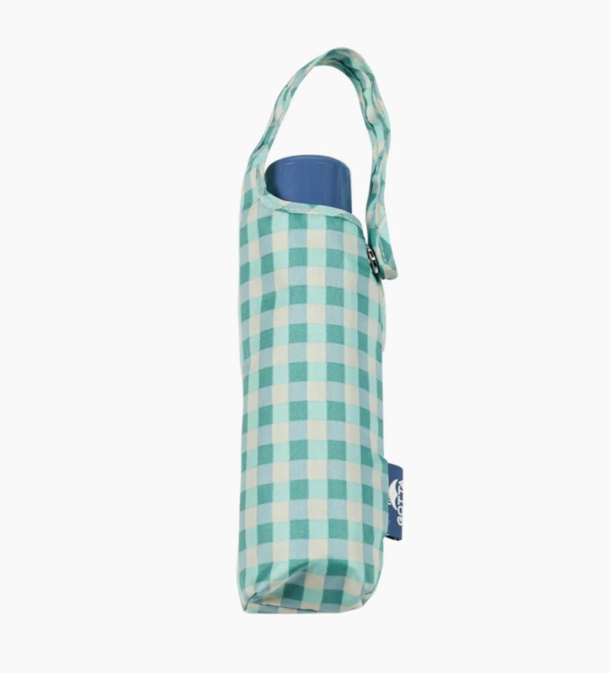 GINGHAM FOLDING UMBRELLA