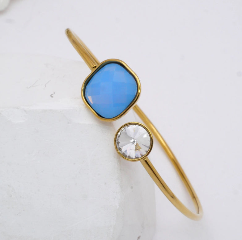 CRYSTAL BANGLE - BLUE