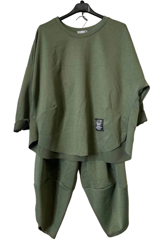 CASUAL CO-ORD - 10-16 - KHAKI