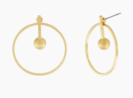 DNSK 2 PART EARRINGS