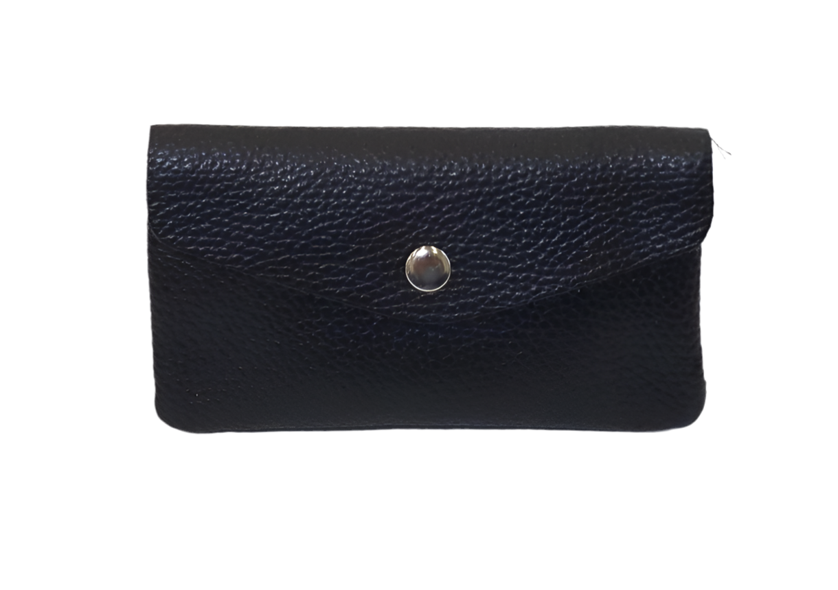 ITALIAN LEATHER WALLET - BLACK