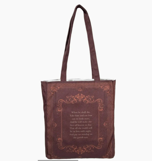 ROMEO & JULIET FAUX LEATHER TOTE