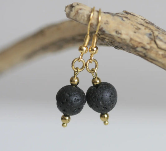 KAIKO - LAVA BALL EARRINGS