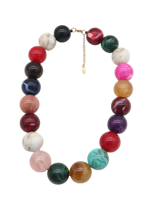 RESIN BEAD NECKLACE