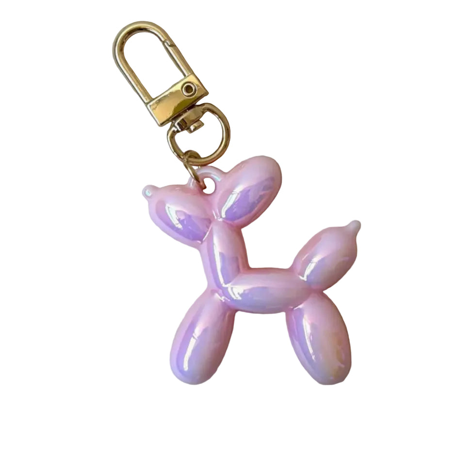 BALLOON DOG KEYRING - PINK