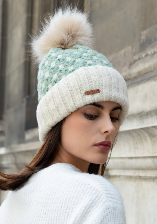 FLEECE LINED POM HAT