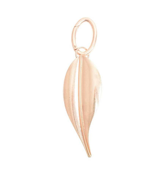 METAL LEAF KEYRING - BRONZE