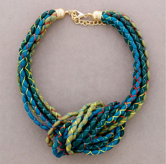 SATIN KNOT NECKLACE