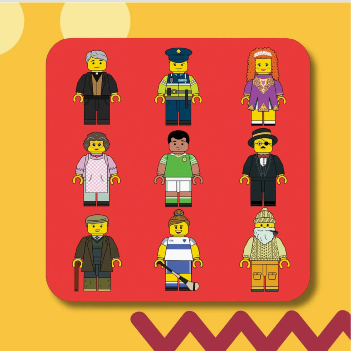 LEGO IRISH PEOPLE COASTER