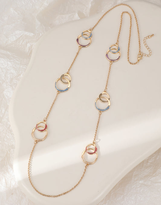 MULTI LINK LONG NECKLACE