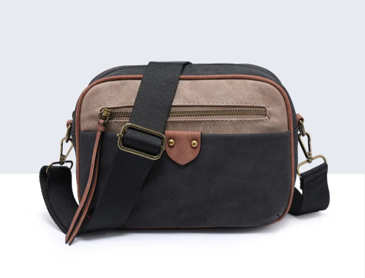 CROSSBODY CAMERA BAG - BLACK