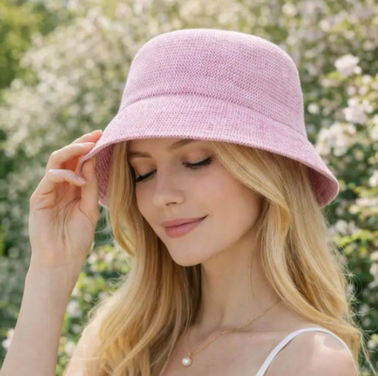 WOVEN BUCKET HAT