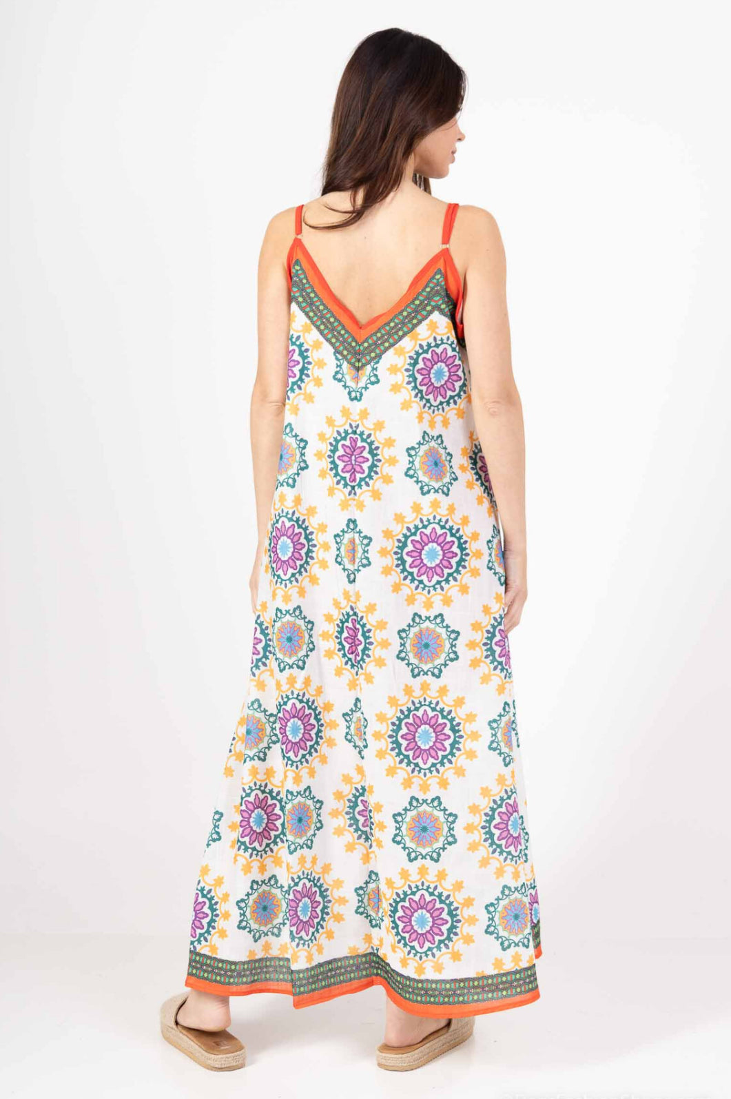 HANKY HEM SUN/BEACH DRESS - 8-14 - MULTI