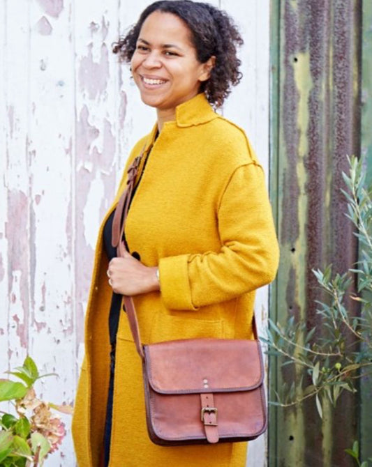 PAPER HIGH 100% LEATHER SATCHEL BAG - HANDMADE IN INDIA